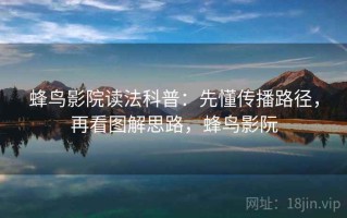 蜂鸟影院读法科普：先懂传播路径，再看图解思路，蜂鸟影阮