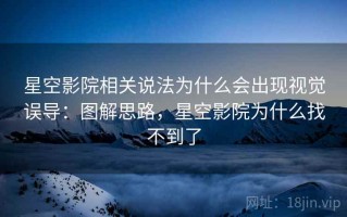 星空影院相关说法为什么会出现视觉误导：图解思路，星空影院为什么找不到了