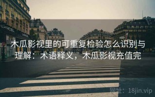 木瓜影视里的可重复检验怎么识别与理解：术语释义，木瓜影视充值完
