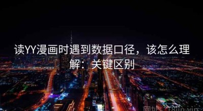 读YY漫画时遇到数据口径，该怎么理解：关键区别