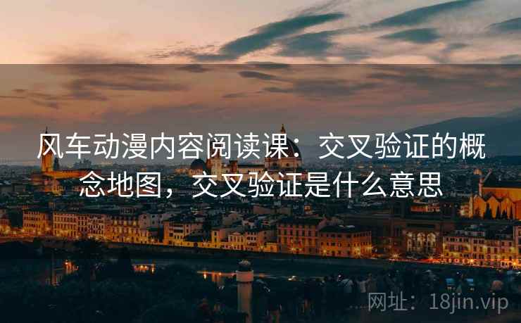 风车动漫内容阅读课：交叉验证的概念地图，交叉验证是什么意思